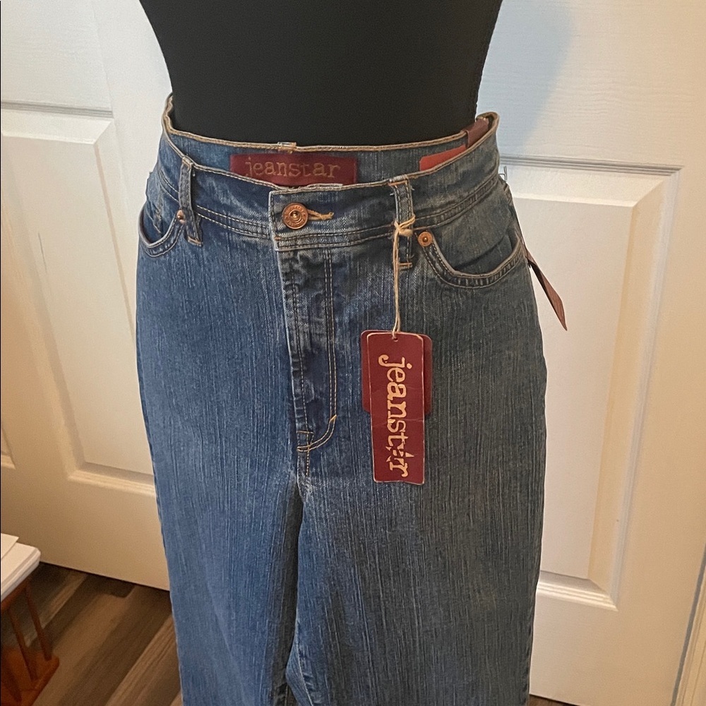 NWT jean star Women's Classic Blue Flare Jeans - Picture 2 of 11